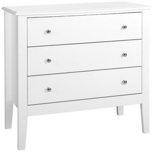 Artiss 3 Chest of Drawers - BRITTANY White