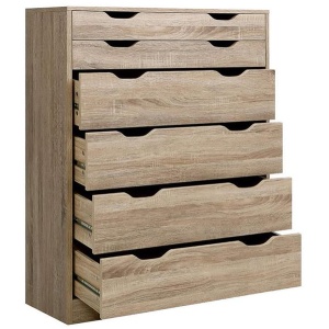 Artiss 6 Chest of Drawers - MYLA Oak