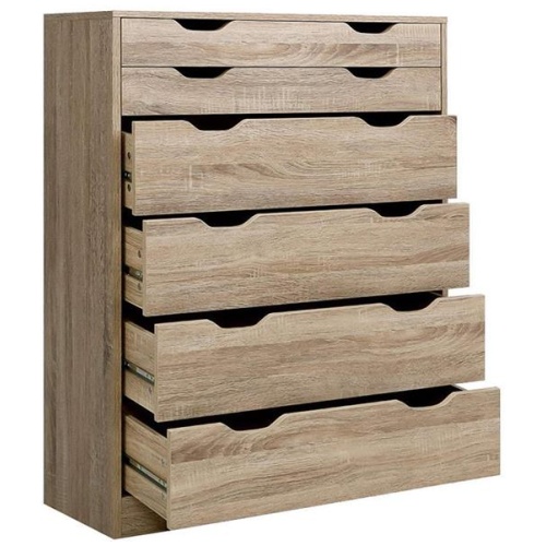 Artiss 6 Chest of Drawers - MYLA Oak