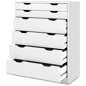 Artiss 6 Chest of Drawers - MYLA White