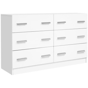 Artiss 6 Chest of Drawers - VEDA White