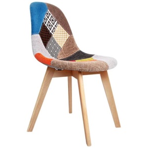 Artiss Dining Chairs Set of 2 Fabric Retro Replica DSW