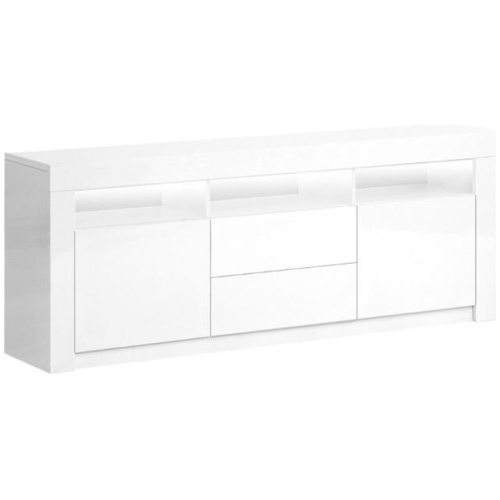 Artiss Entertainment Unit TV Cabinet LED 160cm White Anna
