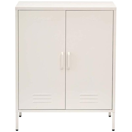 ArtissIn Buffet Sideboard Metal Cabinet - SWEETHEART White
