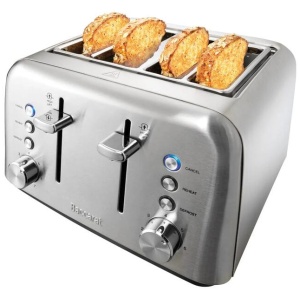 Baccarat The Toasty Slice 4 Slice Toaster Silver