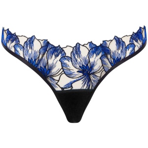Bluebella Lyandra Brief Egyptian Blue/Black/Sheer - 16