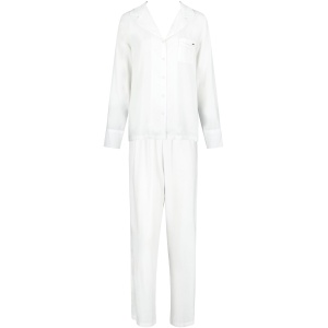 Bluebella Tarcon Eco Viscose Long Pyjama Set White - 12
