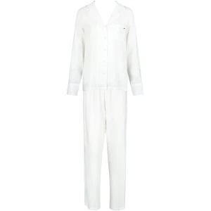 Bluebella Tarcon Eco Viscose Long Pyjama Set White - 12
