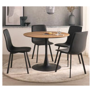 Bridge 4 Seater Dining Table Brown