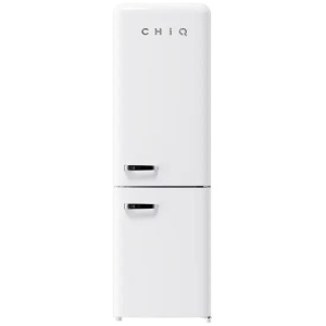 CHiQ Retro Style 231 Litre Bottom Mount Fridge - White
