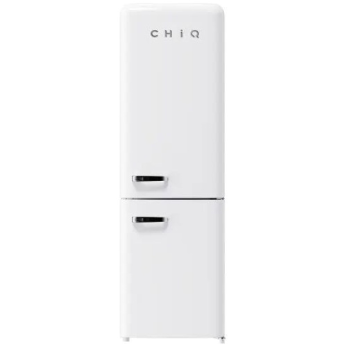 CHiQ Retro Style 231 Litre Bottom Mount Fridge - White
