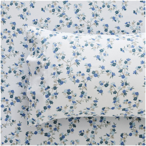 Celina Floral Flannelette Sheet Set - Queen