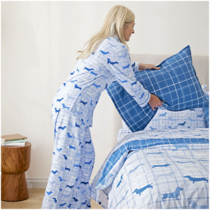 Charlie Dachshund Flannelette Pyjamas - Medium