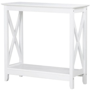 Coastal Console Table in White