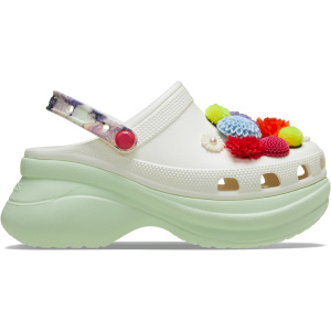 Crocs Bae Wildflower Clog; Chalk, W4