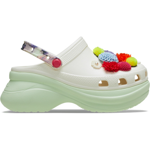 Crocs Bae Wildflower Clog; Chalk, W4