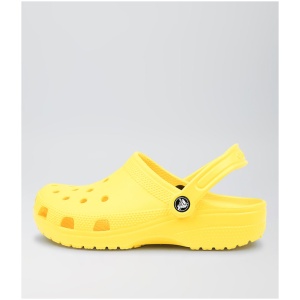 Crocs Classic Clog W Cc Lemon Croslite Lemon Sandals Womens Shoes Casual Sandals Flat Sandals