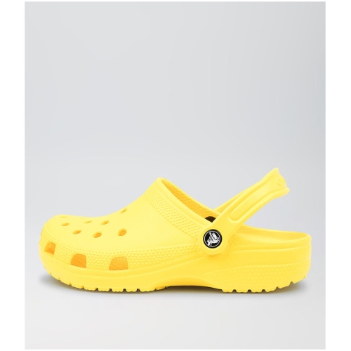 Crocs Classic Clog W Cc Lemon Croslite Lemon Sandals Womens Shoes Casual Sandals Flat Sandals