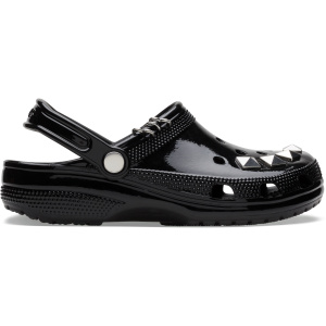 Crocs Classic Studded Clog; Black, W6/M4