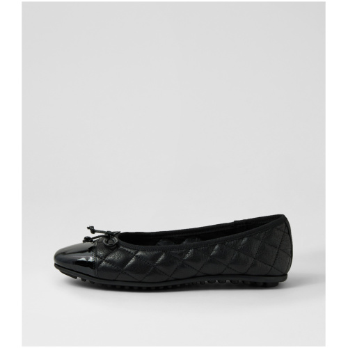 Django & Juliette Bookie Dj Black Black Patent Leather Black Black Shoes Womens Shoes Casual Flat Shoes