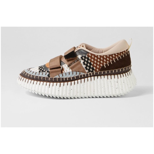 Django & Juliette Comas Dj Latte Multi Latte Sneakers Womens Shoes Casual Sneakers