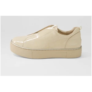 Django & Juliette Fredie Dj Oatmeal Oatmeal Sole Patent Leather Oatmeal Oatmeal Sole Sneakers Womens Shoes Casual Casual Sneakers