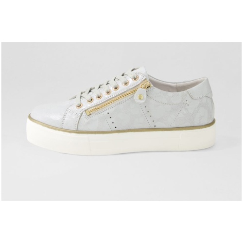 Django & Juliette Froggy Dj Misty Leopard Embossed Leather Misty Leopard Sneakers Womens Shoes Casual Casual Sneakers