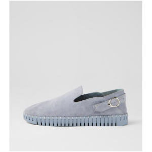 Django & Juliette Harsin Dj Denim Pl Denim Sole Suede Denim Pl Denim Sole Shoes Womens Shoes Casual Flat Shoes