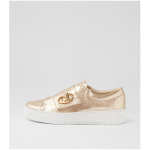 Django & Juliette Locean Dj Champagne Crush Leather Champagne Crush Sneakers Womens Shoes Casual Casual Sneakers