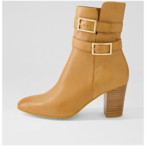 Django & Juliette Lutsk Dj Dk Tan Leather Dk Tan Boots Womens Shoes Ankle Boots