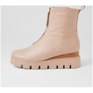Django & Juliette Ramah Dj Cappuccino Nat & Capp Leather Sole Cappuccino Nat & Capp Boots Womens Shoes Ankle Boots