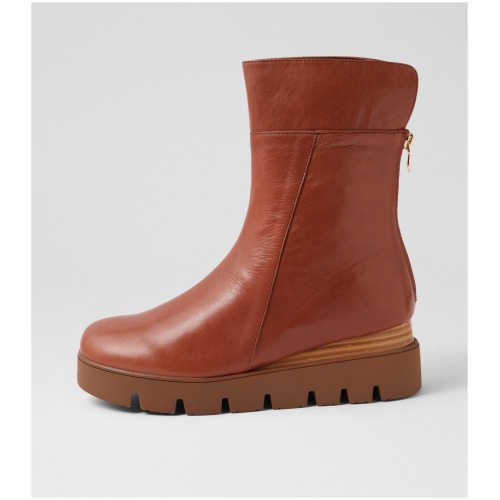 Django & Juliette Rasmus Dj Dk Rum Nat & Lt Choc Leather Sole Dk Rum Nat & Lt Choc Boots Womens Shoes Casual Ankle Boots