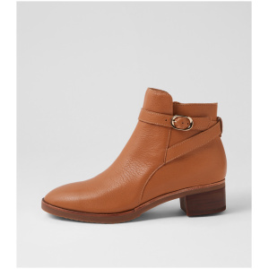 Django & Juliette Tarwon Dj Tan Leather Tan Boots Womens Shoes Casual Ankle Boots