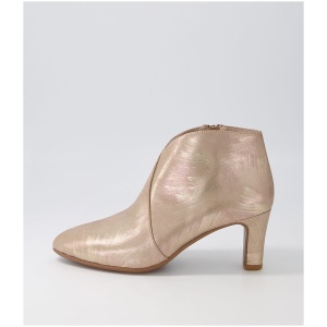 Django & Juliette Templess Platino Scratch Leather Platino Boots Womens Shoes Casual Ankle Boots