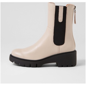 Django & Juliette Unita Dj Nougat Black Sole Leather Nougat Black Sole Boots Womens Shoes Casual Ankle Boots
