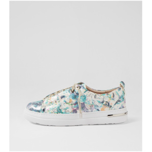 Django & Juliette Wattel Dj Blue Multi Leather Blue Multi Sneakers Womens Shoes Casual Casual Sneakers