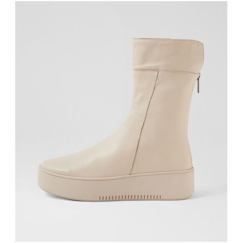 Django & Juliette Wazel Dj Milk Milk Sole Leather Milk Milk Sole Boots Womens Shoes Casual Calf Boots