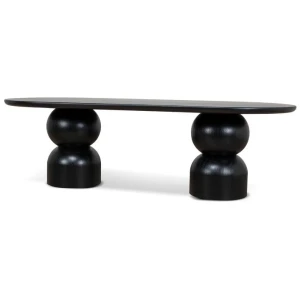 Elemental 2.5m Dining Table - Full Black by Interior Secrets - AfterPay Available