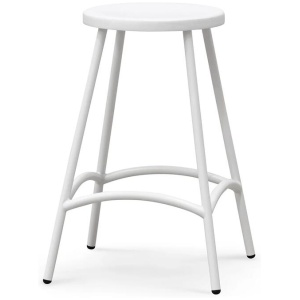 Ex Display - Alondra 65cm Barstool - White by Interior Secrets - AfterPay Available