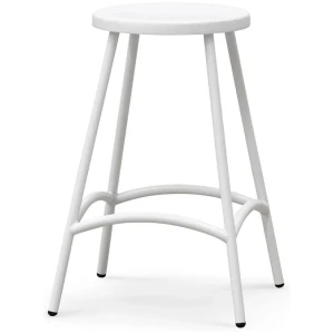Ex Display - Alondra 65cm Barstool - White by Interior Secrets - AfterPay Available