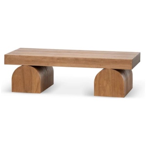Ex Display - Henley 1.3m Elm Coffee Table - Natural by Interior Secrets - AfterPay Available
