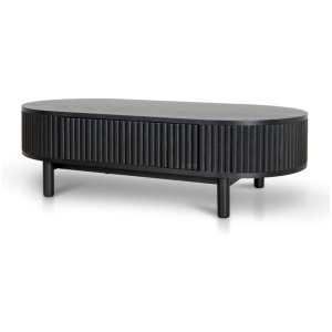 Ex Display - Melita 1.2m Coffee Table - Full Black by Interior Secrets - AfterPay Available