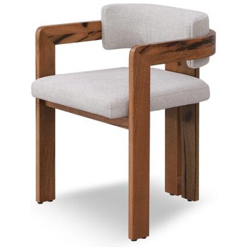 Ex Display - Merari Natural Marri Dining Chair - Stone Beige by Interior Secrets - AfterPay Available