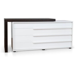 Ex Display - Modo Extendable Dresser Unit - White by Interior Secrets - AfterPay Available