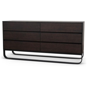Ex Display - Strado 1.6m Dresser Unit - Walnut by Interior Secrets - AfterPay Available
