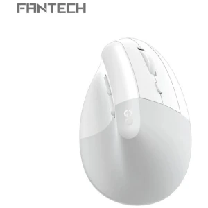 Fantech GO Comfy W195R Vertical Ergonomic Wireless Mouse (White)