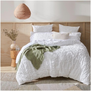Farrah Tufted Chenille Queen Quilt Cover