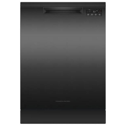 Fisher & Paykel 60cm Freestanding Sanatise Dishwasher - Black Stainless Steel