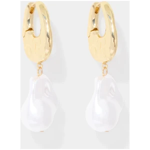 Forever New Women's Kaley Organic Shaped Pearl Earrings in Pearl/Gold