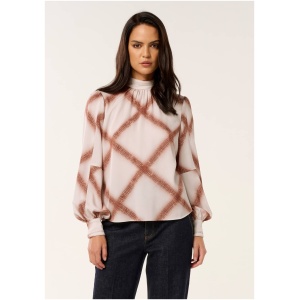 Forever New Women's Margot Printed Blouse in Nya Check